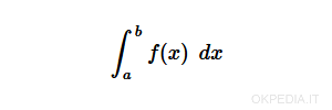 il simbolo dell'integrale definito in analisi matematica