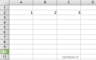 il risultato della formula su Calc