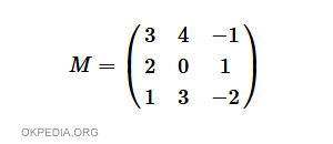 un esempio di matrice invertibile