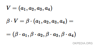 il prodotto di uno scalare per la matrice