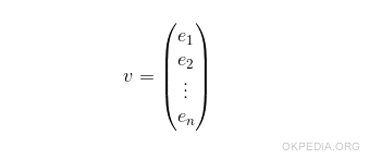 exemple de vecteur en calcul vectoriel