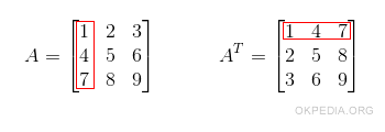 Cómo calcular una matriz transpuesta